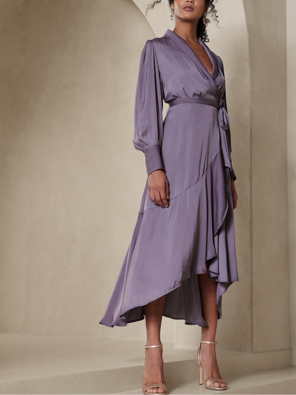 Banana Republic Gorgeous Silky Wrap Dress!